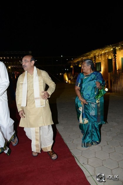 Celebs-at-Prasad-V-Potluri-Daughter-Half-Saree-Function